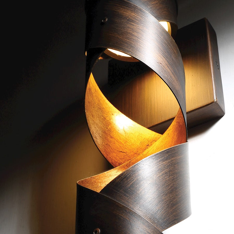 Eurofase Banderia 1-Light LED Pendant, Bronze/Bronze/Gold
