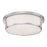 Eurofase Java 1-Light LED Flushmount, Satin Nickel/White