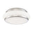 Eurofase Muir 1-Light LED Flushmount, Satin Nickel/Opal White