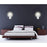 Eurofase Delroy 1-Light LED Wall Sconce, Aluminum/Frosted