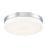 Eurofase Koss 1-Light Large LED Flushmount, Chrome/Opal White