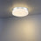 Eurofase Koss 1-Light Large LED Flushmount, Chrome/Opal White