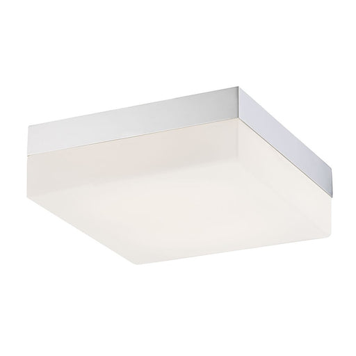 Eurofase Dixon 1-Light LED Flushmount, Chrome/Opal White