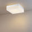 Eurofase Dixon 1-Light LED Flushmount, Chrome/Opal White