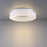 Eurofase Abell 1-Light LED Flushmount, Chrome/White
