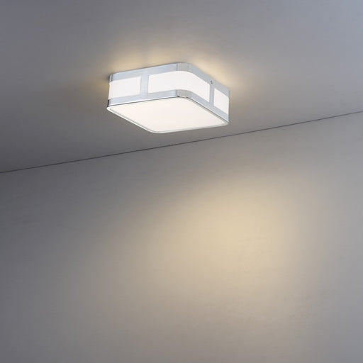 Eurofase Flynn 1-Light LED Flushmount, Chrome/White