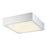 Eurofase Acara 1-Light LED Flushmount, Chrome/White