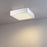 Eurofase Acara 1-Light LED Flushmount, Chrome/White