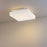 Eurofase Monti 1-Light Large LED Flushmount, Satin Nickel/Opal White