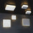 Eurofase Form 1-Light Small LED Surface Mount, Aluminum/White