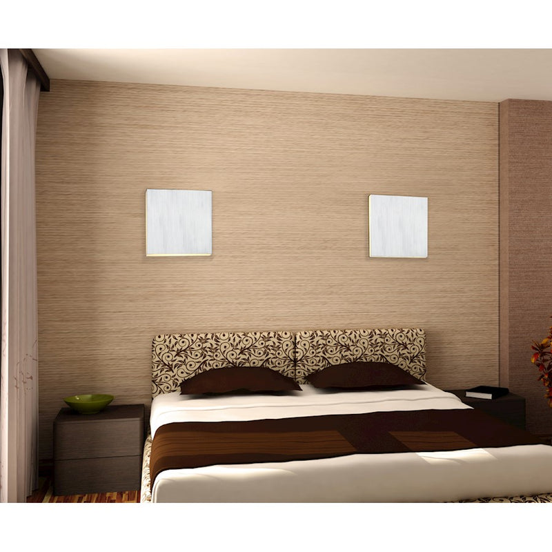 Eurofase Form 1-Light Small LED Surface Mount, Aluminum/White
