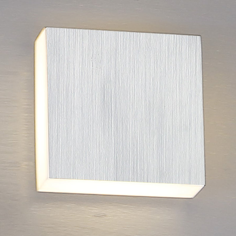 Eurofase Form 1-Light Small LED Surface Mount, Aluminum/White