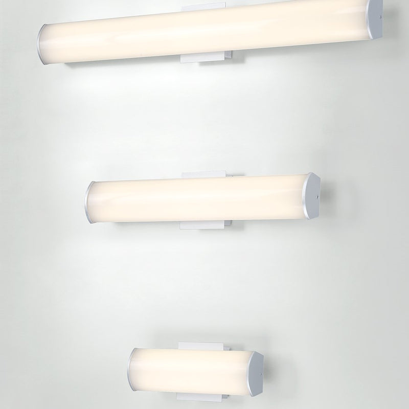 Eurofase Aim LED Wall Sconce, Aluminum/White