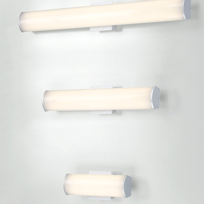 Eurofase Aim LED Wall Sconce, Aluminum/White