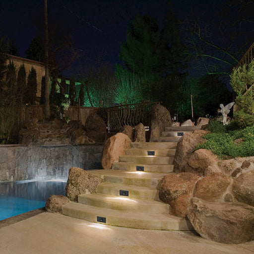 Eurofase Outdoor LED Outdoor In-Wall, White/Clear