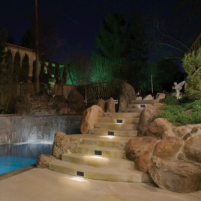 Eurofase Outdoor LED Outdoor In-Wall, White/Clear