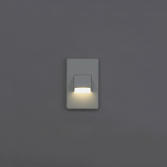 Eurofase Outdoor LED Outdoor In-Wall, White/Clear