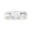 Eurofase Acura 2-Light Flushmount, White/White