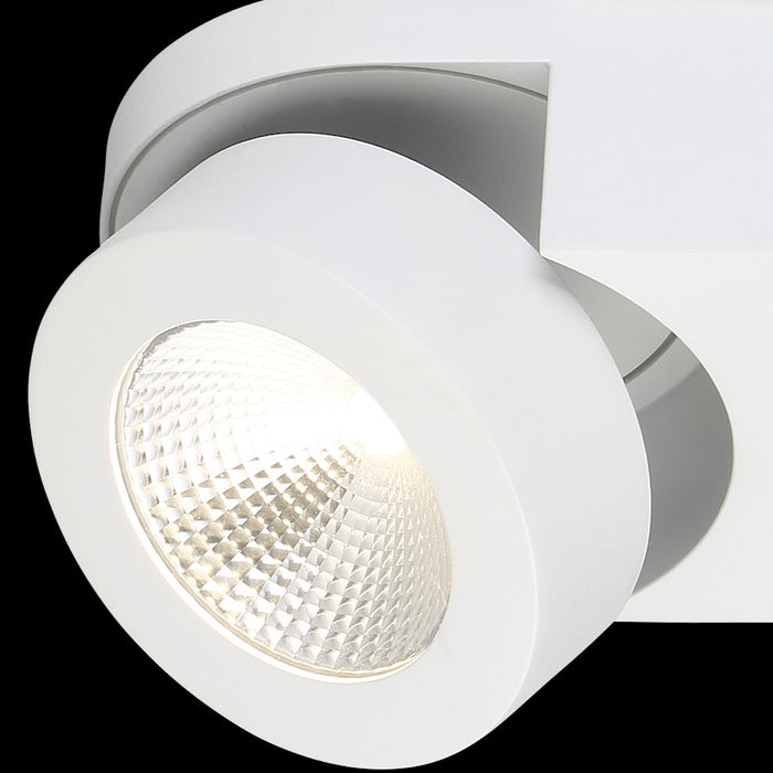 Eurofase Acura 2-Light Flushmount, White/White