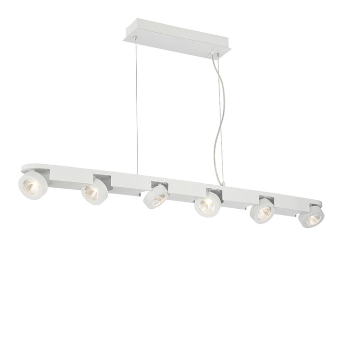 Eurofase Acura 6-Light Pendant, White/White