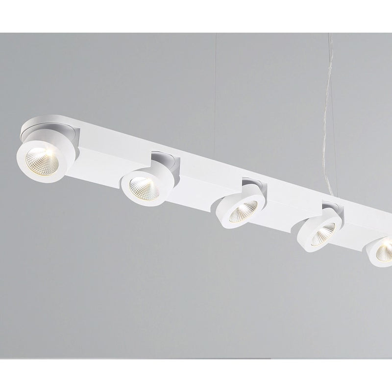 Eurofase Acura 6-Light Pendant, White/White