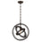 Eurofase Orbita 1-Light Pendant, Vintage Bronze