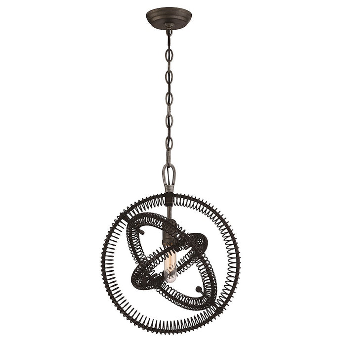 Eurofase Orbita 1-Light Pendant, Vintage Bronze