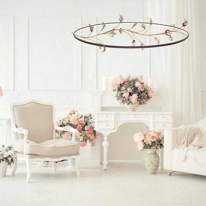 Eurofase Peralta LED Pendant, Bronze/Gold