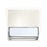 Eurofase Sonic 1-Light LED Wall Mount, Chrome/Clear