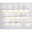 Eurofase Sonic 1-Light LED Wall Mount, Chrome/Clear