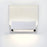 Eurofase Sonic 1-Light LED Wall Mount, Chrome/Clear
