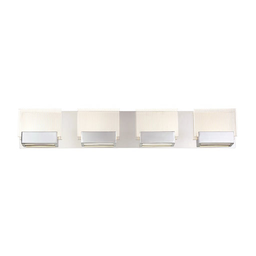 Eurofase Sonic LED Bathbar, Chrome/Clear