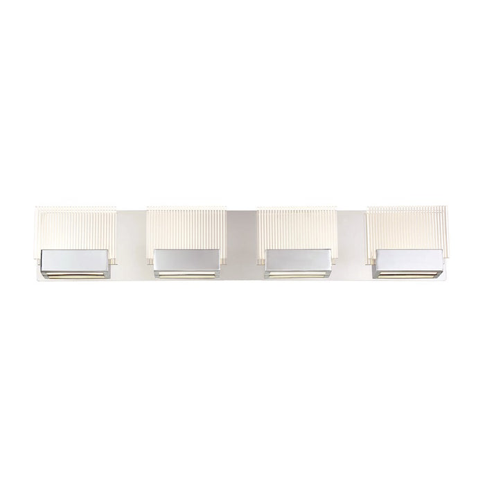 Eurofase Sonic LED Bathbar, Chrome/Clear