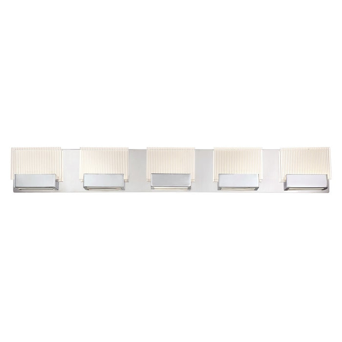 Eurofase Sonic LED Bathbar, Chrome/Clear