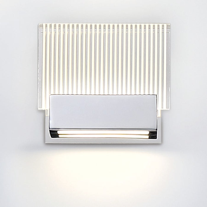 Eurofase Sonic LED Bathbar, Chrome/Clear