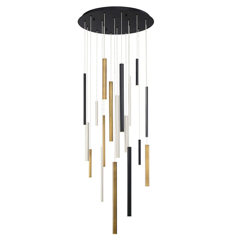 Eurofase Santana 18-Light LED Chandelier, Multi Color/Multi Color