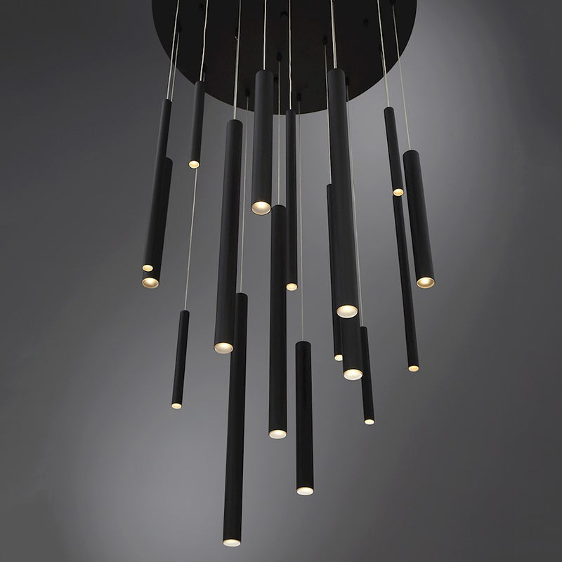 Eurofase Santana 18-Light Linear LED Chandelier, Multi Color