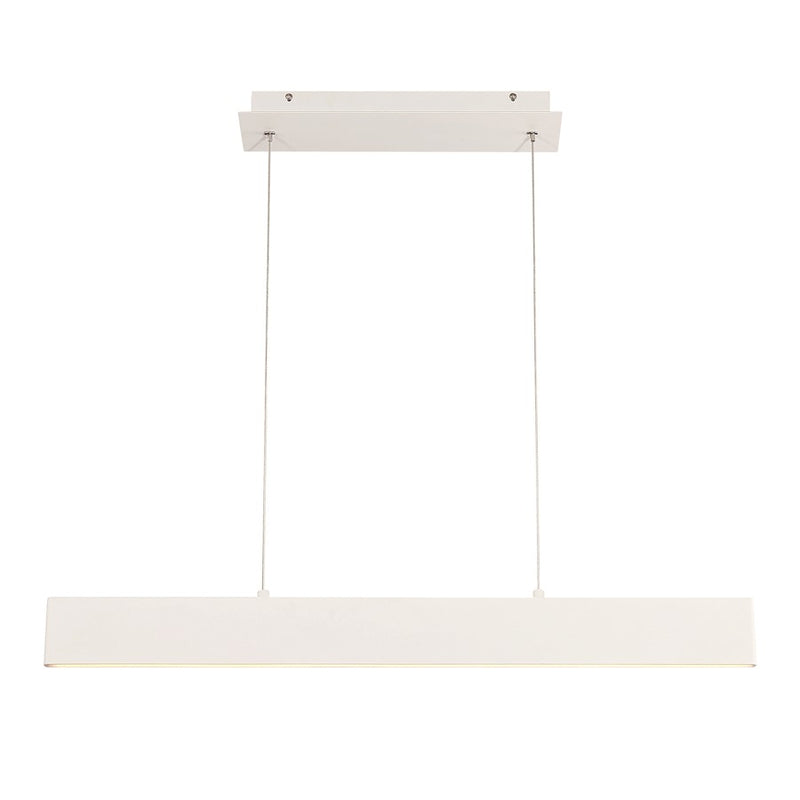 Eurofase Rogers Up & Down Large LED Pendant, White/Frosted