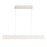 Eurofase Rogers Up & Down Large LED Pendant, White/Frosted