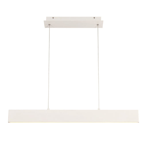 Eurofase Rogers Up & Down Large LED Pendant, White/Frosted