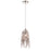 Eurofase Danza 1-Light Pendant, Chrome/Cognac