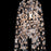 Eurofase Danza 6-Light Chandelier, Chrome/Cognac