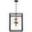 Eurofase Bentley 5 Light Chandelier, Black Frame/Bronze