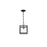 Eurofase Bentley 1 Light Pendant, Black Frame/Bronze