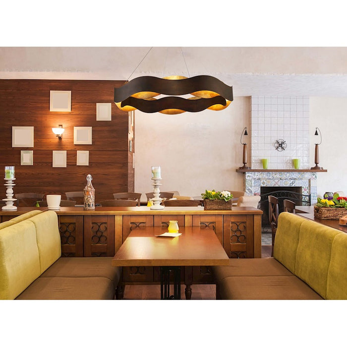Eurofase Vaughan Large LED Bathbar, Bronze