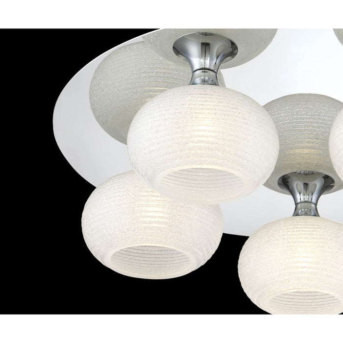 Eurofase Marche 1-Light LED Wall Sconce, Chrome/Frosted