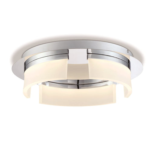 Eurofase Bria LED Flushmount, Chrome/Opal White