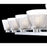 Eurofase Trent 1-Light LED Wall Mount, Chrome/Frosted/Clear