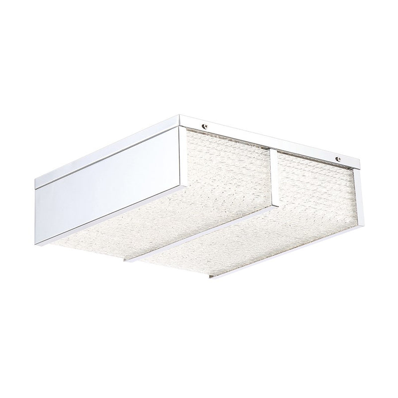 Eurofase Wynn Small LED Flushmount, Chrome/Clear