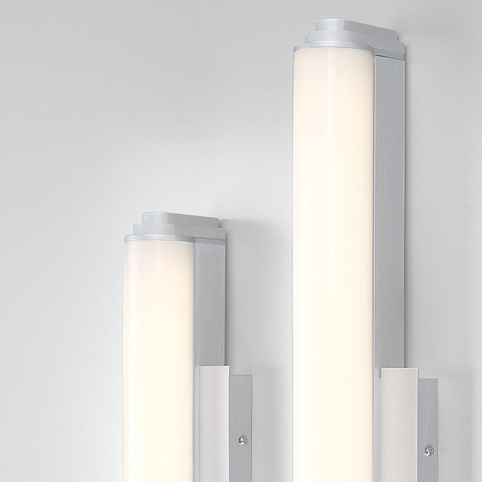 Eurofase Ray LED Wall Mount, Aluminum/White